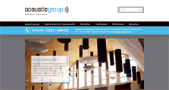 Desktop Screenshot of acousticgroup.com